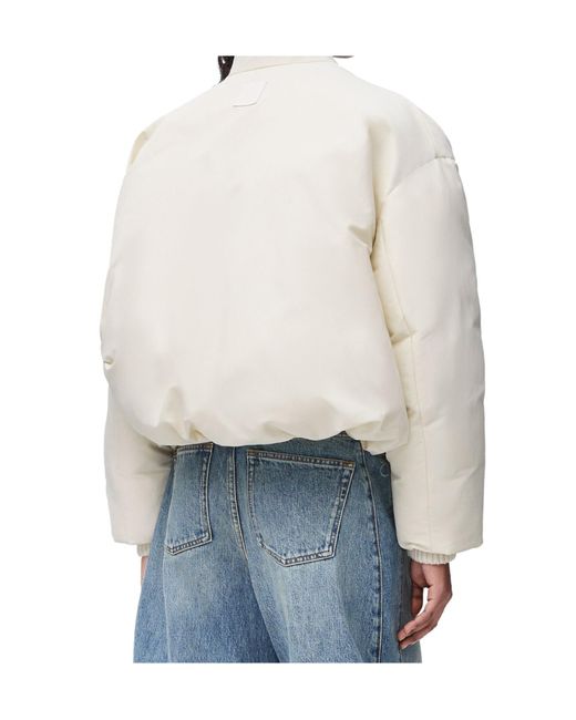 Loewe White Puffer Jacket