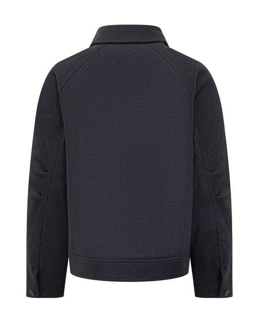 A.P.C. Blue Lapel Zip-Up Jacket for men