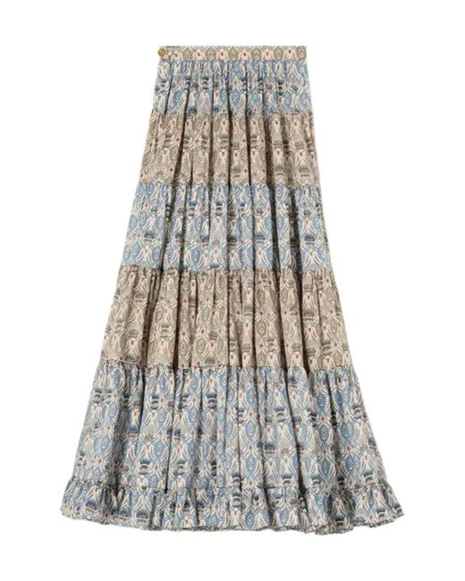 Loro Piana Gray Herta Skirt