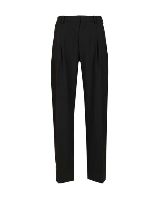 Moncler Black X Edward Enninful Pleat Tailored Trousers