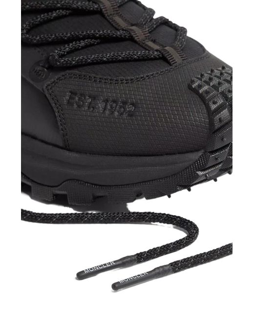 Moncler Black Trailgrip Lite 2 Lace-Up Sneakers