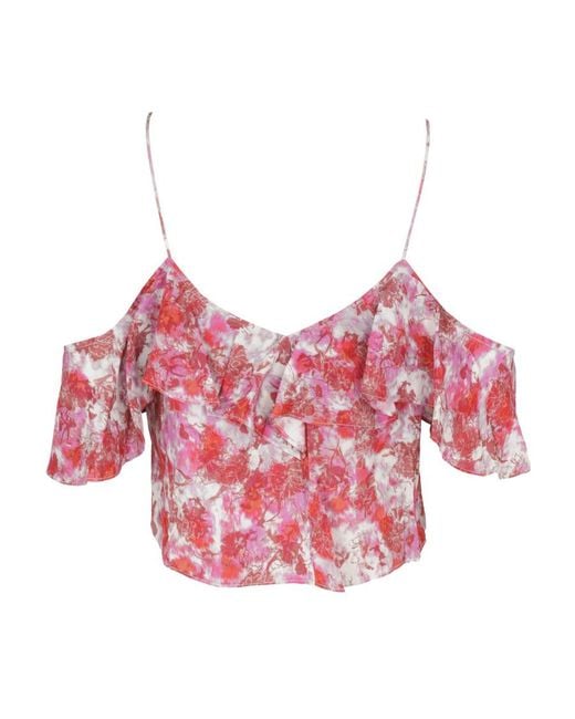 IRO Red Minak Sleeveless Top