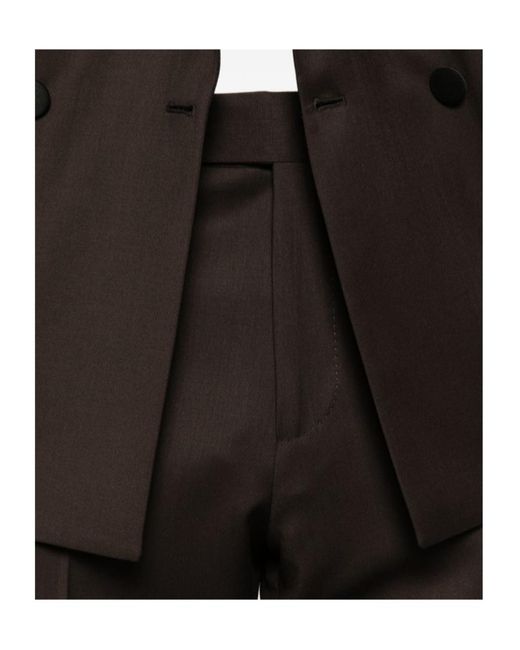 Lardini Brown Double-Breasted Suit for men