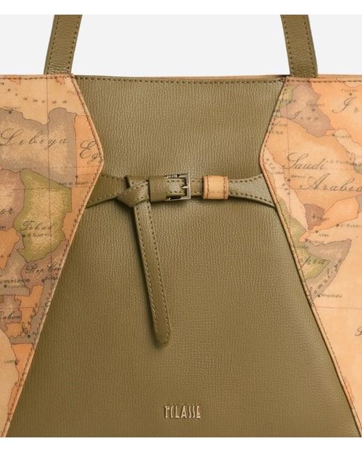 Alviero Martini Brown Logo-Lettering Handbag