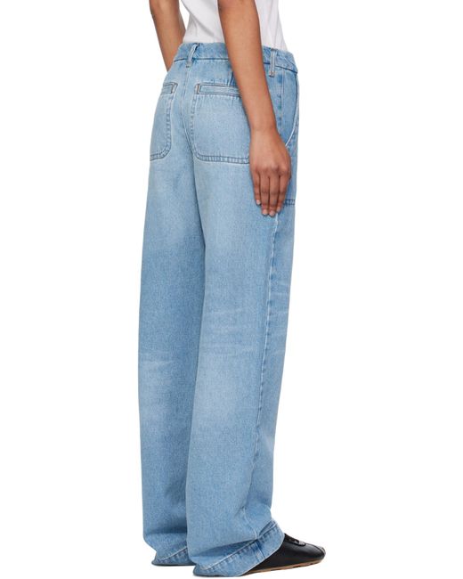 A.P.C. Blue Jeans With Belt Loops