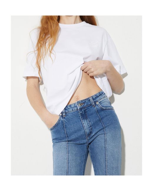 MAX&Co. White Short Sleeve T-Shirt