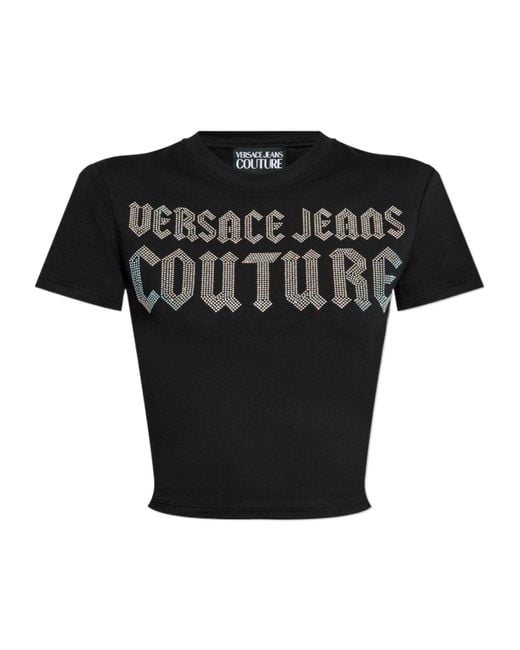 Versace Jeans Black Short-Sleeved T-Shirt