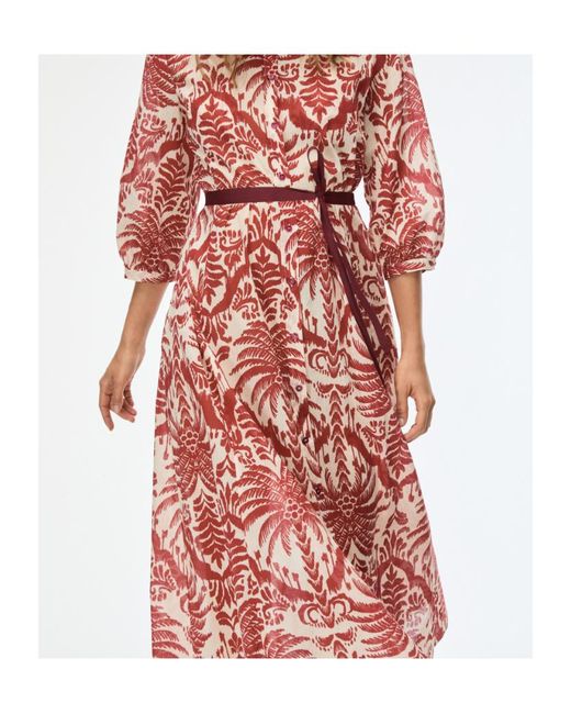 iBlues Flared, Figure-Skimming Dress