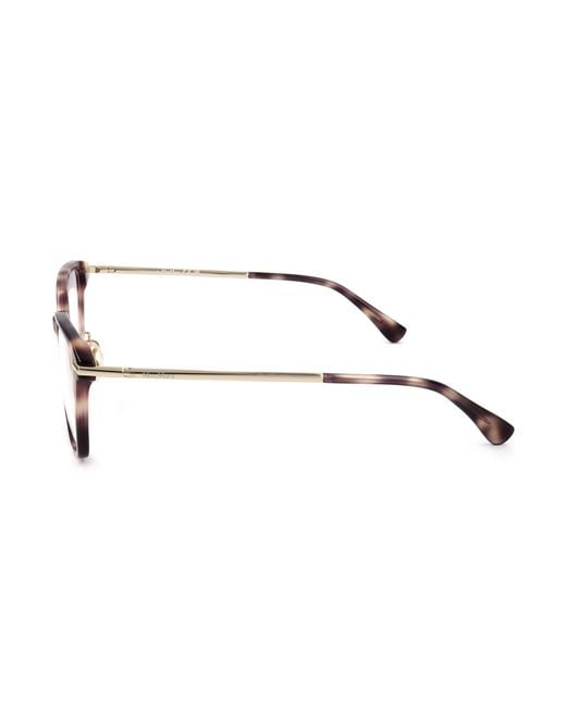 Max Mara White Square Frame Glasses