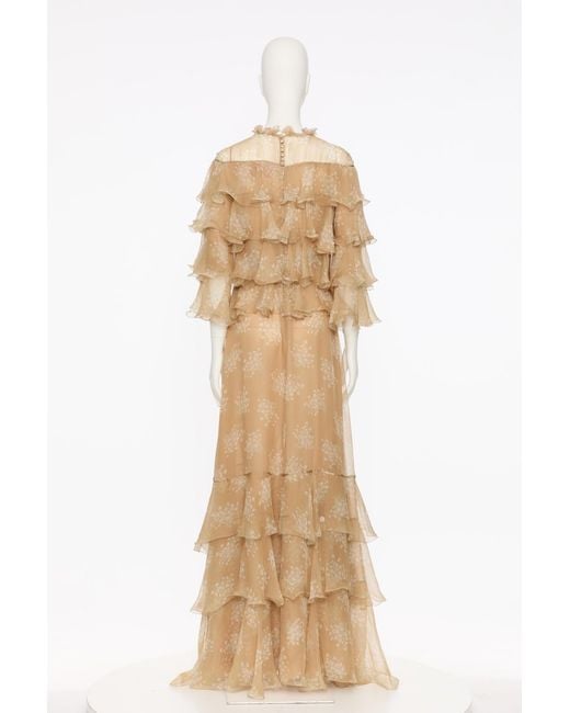 Valentino Natural Pattern Dress