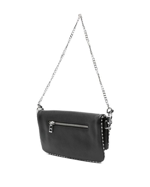 Zadig & Voltaire White Nano Rock Studs Shoulder Bag