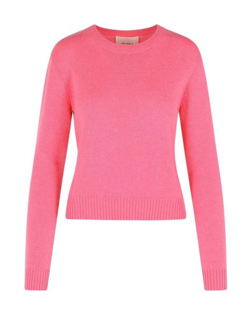 Lisa Yang Pink Ribbed Cashmere Sweater