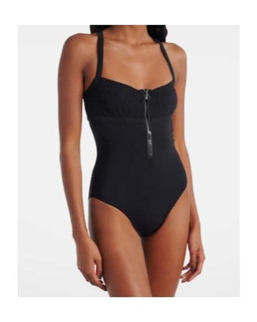 Eres Black Egeria Jacquard Swimsuit