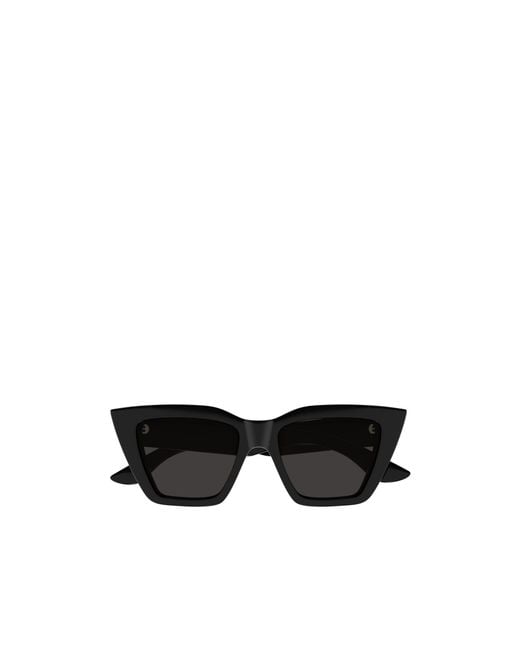 McQueen Black Eyewear Cat Eye Frame Sunglasses