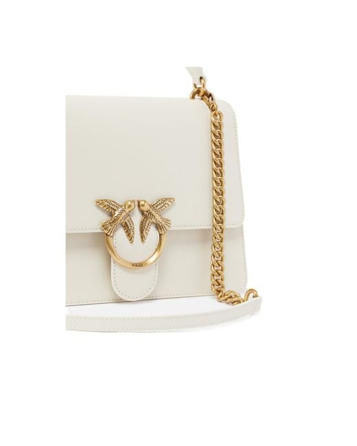 Pinko Natural Classic Love One Top Handle Bag