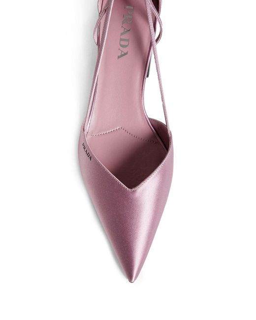 Prada Pink Pointed High Heels