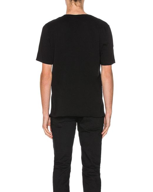Saint Laurent Black Animal Print' T-Shirt for men