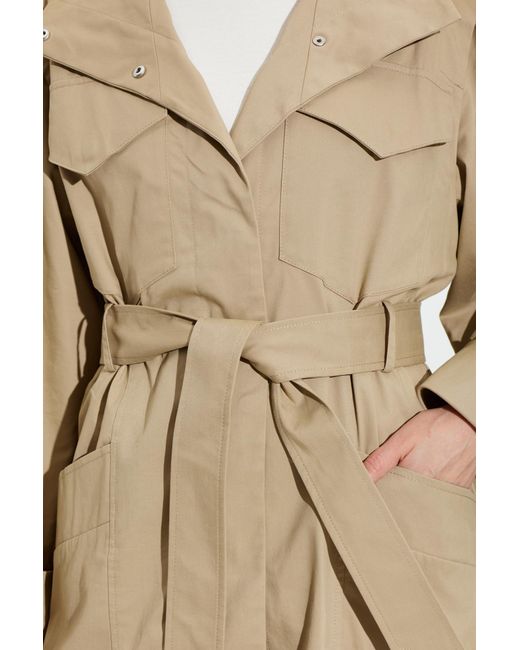 AllSaints Natural Long-Sleeved Coat