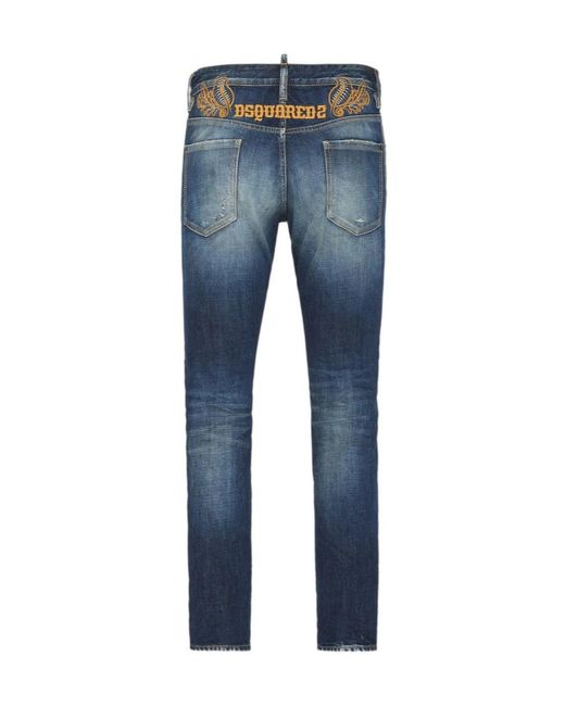 DSquared² Blue Medium Rodeo Wash Cool Guy Jeans for men