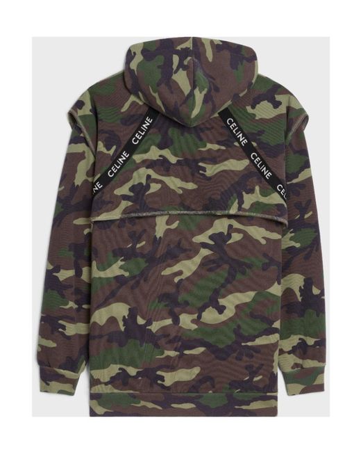 Céline Gray Bands Hoodie for men