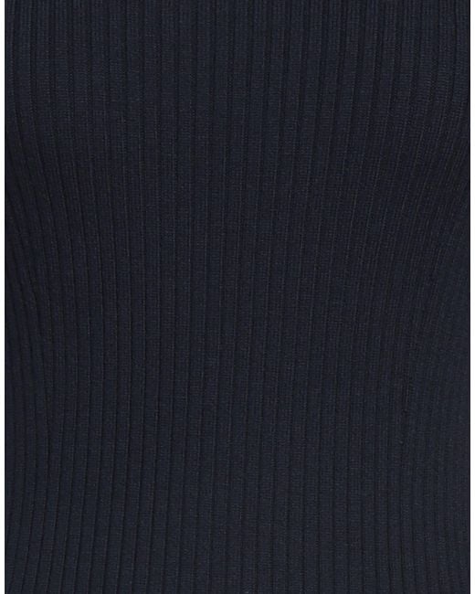 Rag & Bone Blue Solid Color Long-Sleeve Knit Top