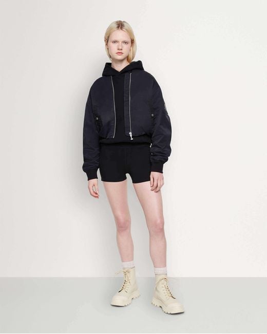 Moose Knuckles Blue Zipped Jacket