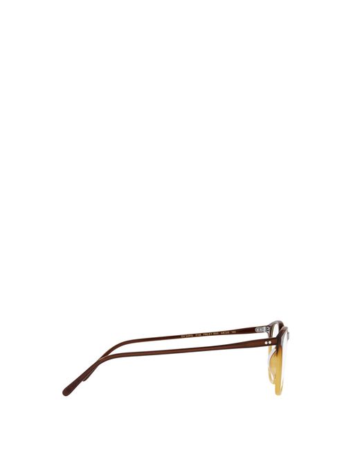 Oliver Peoples White Finley Gradient-Effect Glasses for men
