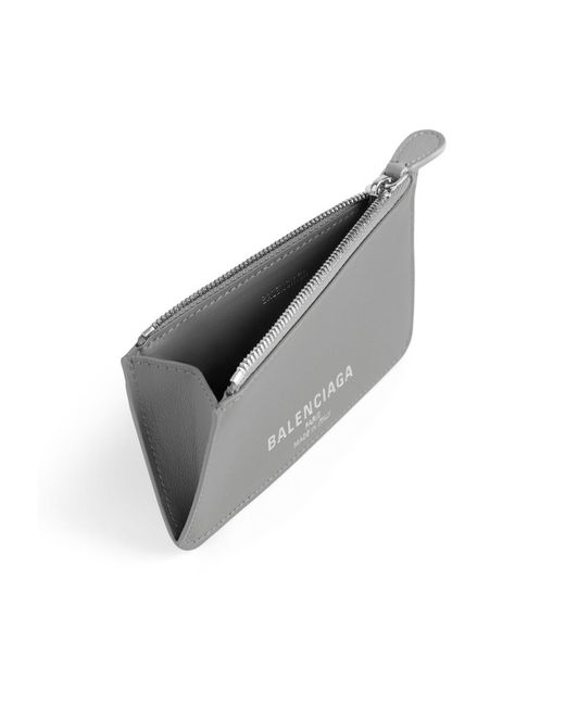 Balenciaga Gray Cash 2.0 Long Coin And Card Holder