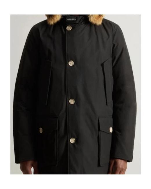 Woolrich Black Coats for men