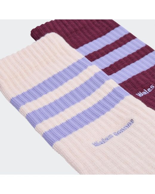 Adidas by Wales Bonner Purple Wales Bonner 3-Stripes Socks for men