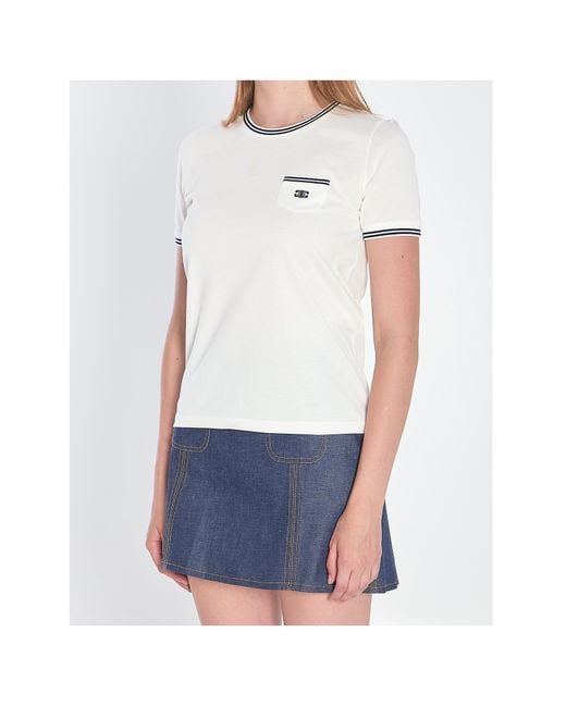 Céline Blue 70's Triomphe T-Shirt