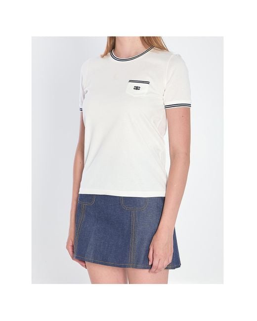 Céline Blue 70's Triomphe T-Shirt