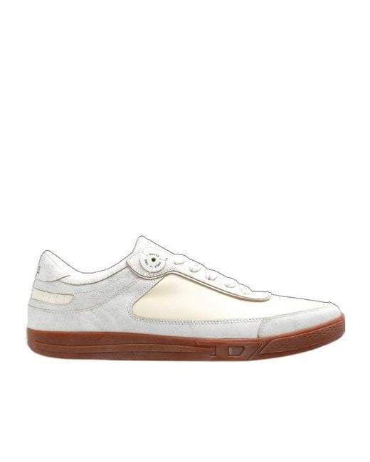 DIESEL White S-D-Coffee Low-Top Sneakers for men