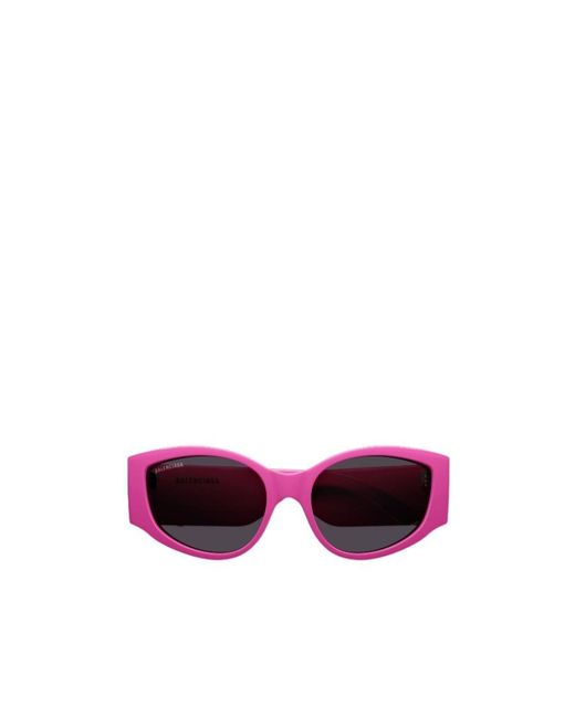 Balenciaga Purple Eyewear Cat-Eye Frame Sunglasses