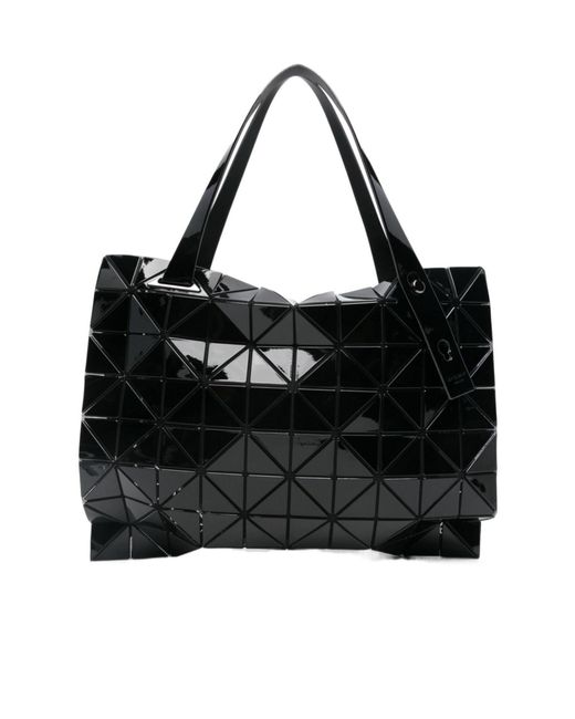 Issey Miyake Black Lucent Flap Tote Bag