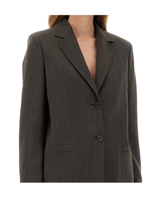 Moschino Gray Wool Blend Jacket