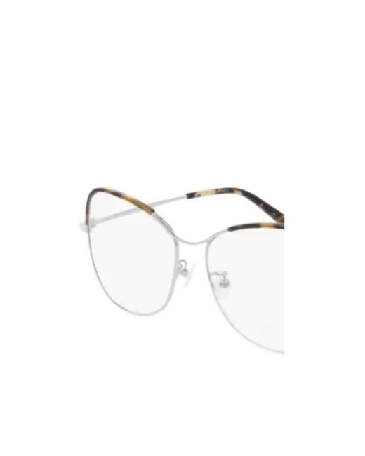 Stella McCartney Natural Geometric Logo Flat Mirror