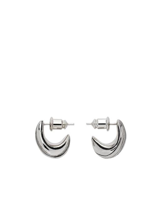 Lemaire Metallic Girasol Logo-Engraved Earrings
