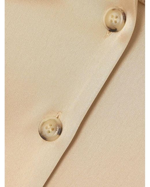 Nanushka Natural Gitta Satin Shirt