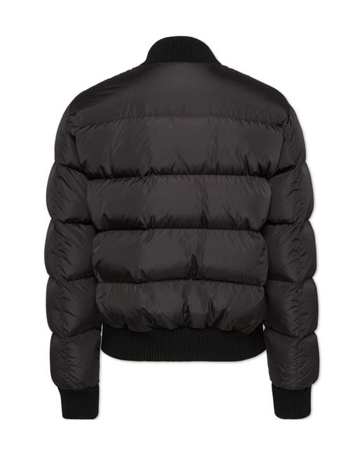 DSquared² Black Nylon Puffer Bomber Jacket for men