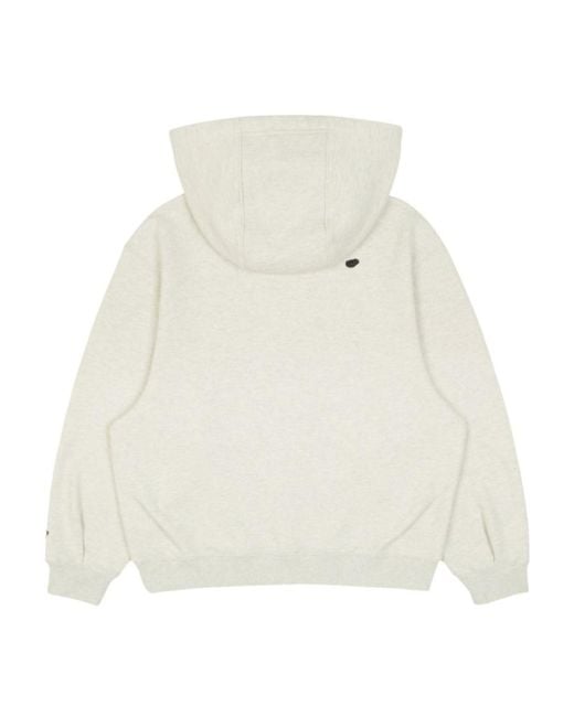 Adererror White Graphic Hoodie Sweater for men