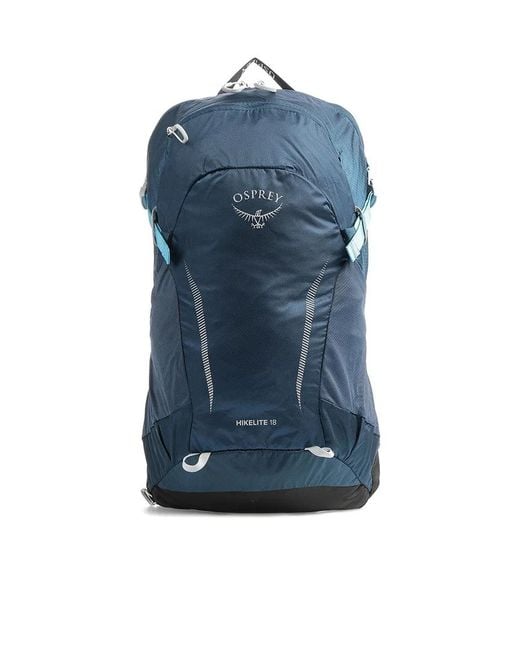 Osprey Blue Hikelite 18 Backpack for men