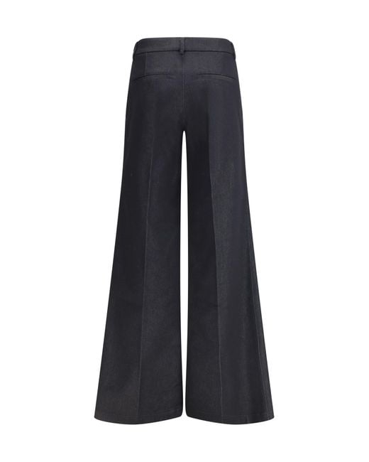 DARKPARK Blue Poppy Flared Pants