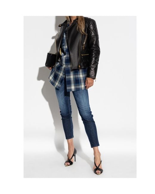 DSquared² Blue Jennifer Distressed Jeans