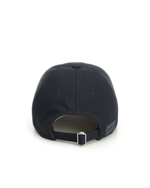 Loewe Blue Logo Embroidered Cap for men