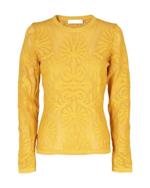 Ulla Johnson Yellow Patterned Jacket