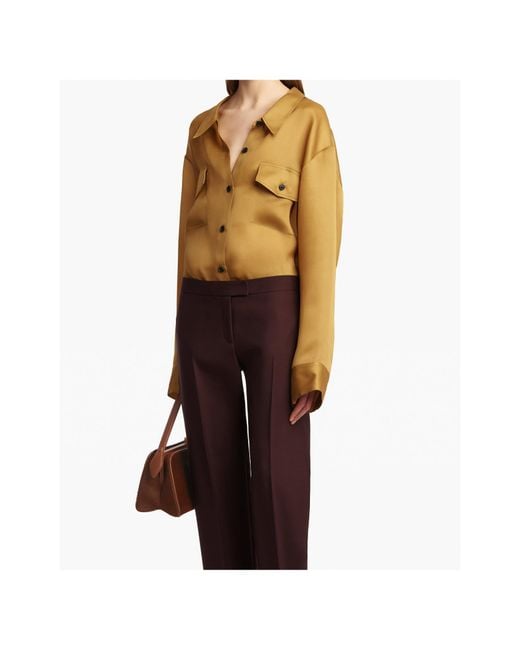 Khaite Yellow Matteo Top
