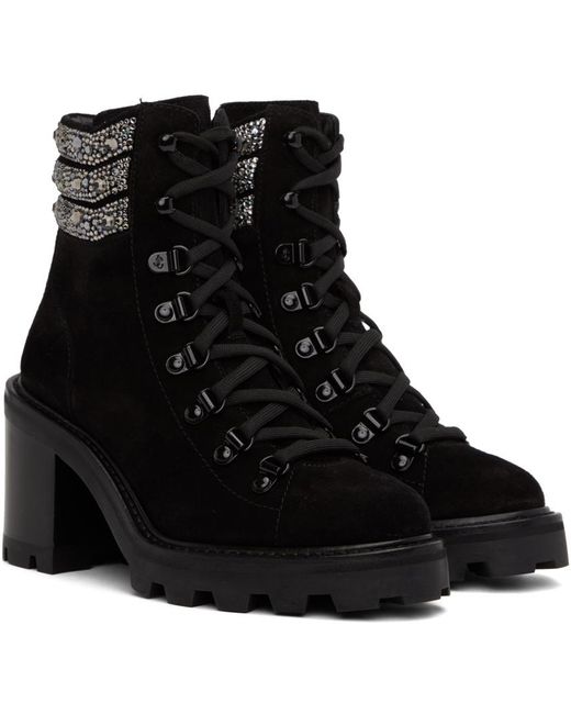 Jimmy Choo Black Esche 65 Ankle Short Boots