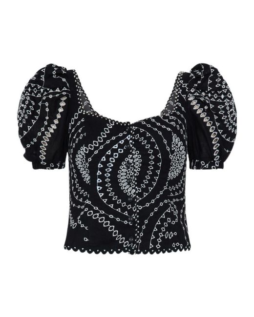 Charo Ruiz Black Indie Top