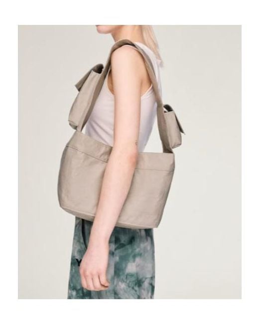 Y-3 Gray Newspaper Bag